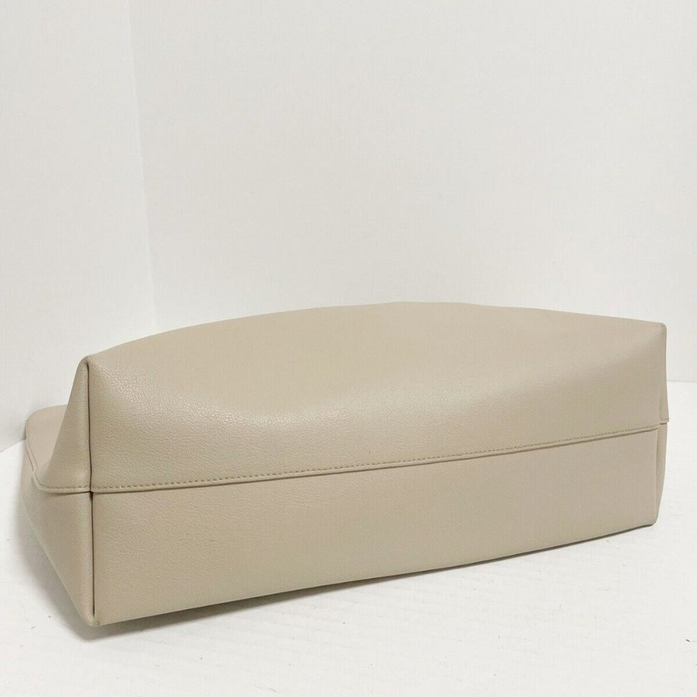 Auth Saint Laurent Paris Shopping Tote Beige Leather - Bag #60876S49 - Picture 4 of 9